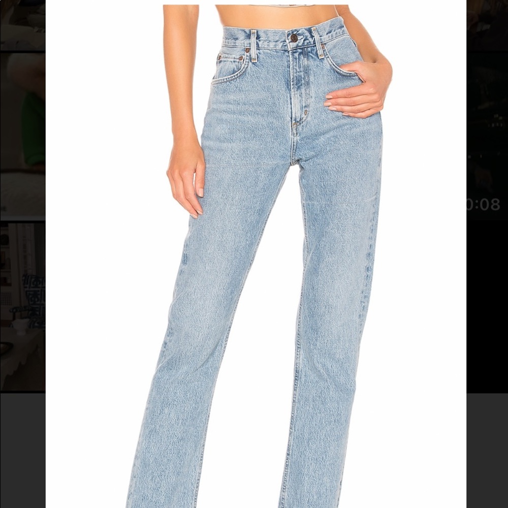 AGOLDE Cherie High Rise Straight Jean